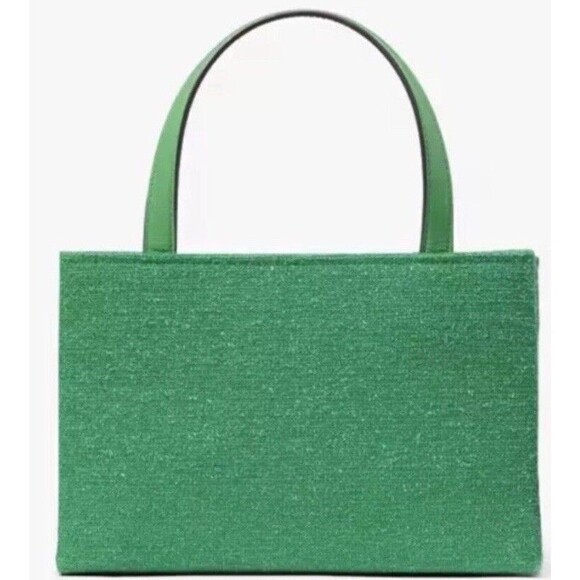 Kate Spade NY Sam Icon Astroturf Golf Fabric Small Tote Bag turf purse NWT Last1 - Picture 5 of 5